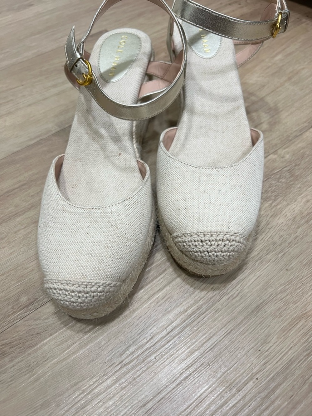 Cole Haan Women's Cloudfeel Espadrille Wedge sandals Size 10M